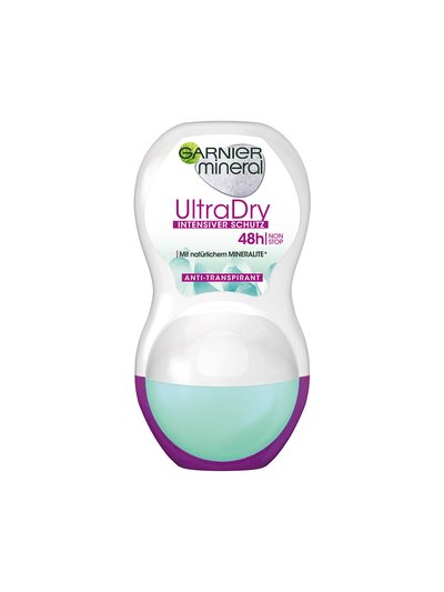 Deo-Roll-on-Mineral-Ultra-Dry-50ml-Vorderseite-Garnier-Deutschland-gr