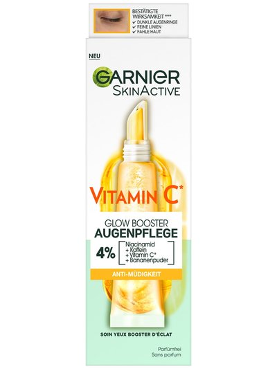 SkinActive Vitamin C Glow Booster Anti-Müdigkeits-Augencreme - Produktabbildung
