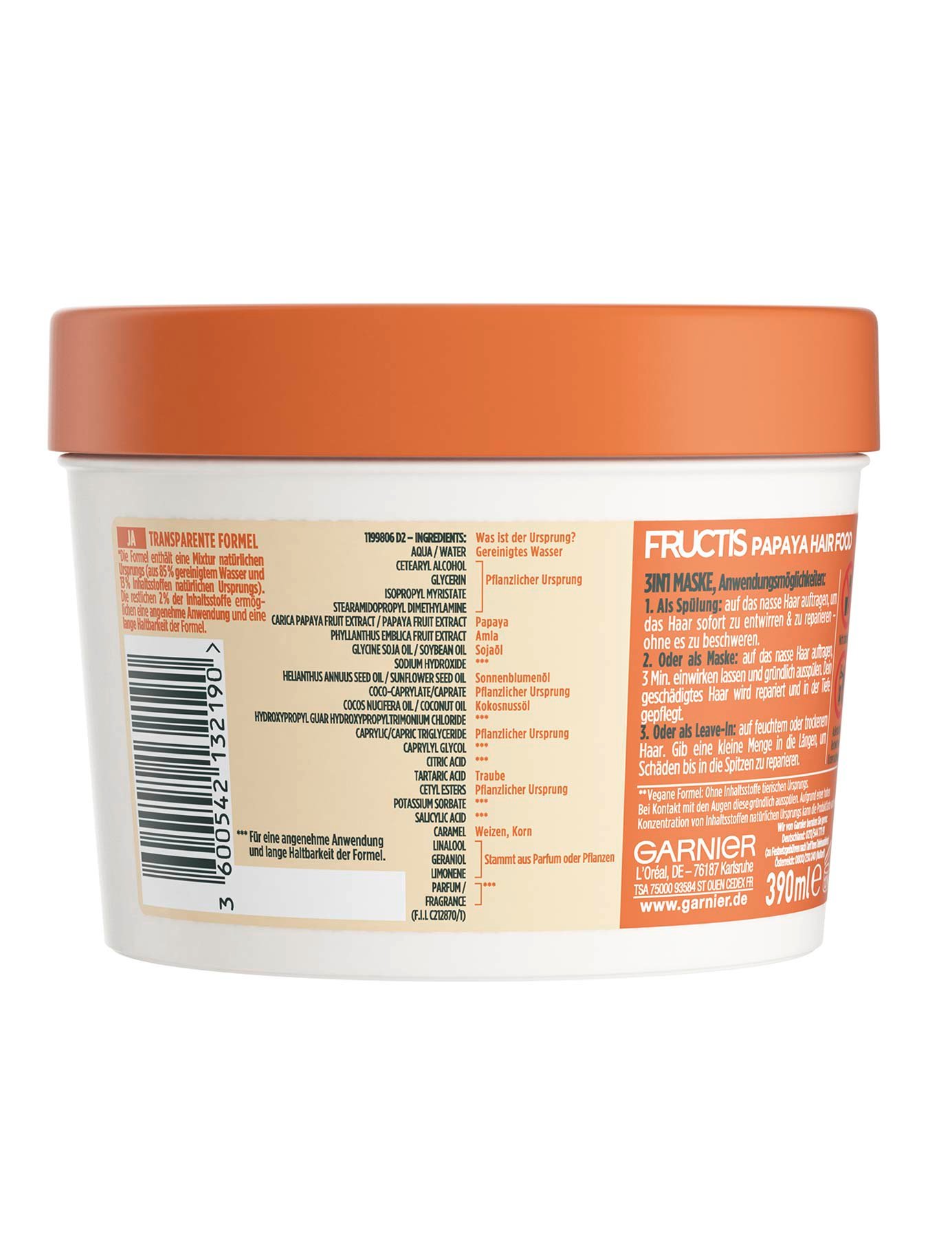 3in1-Maske-Fructis-Papaya-Hair-Food-390ml-Rueckseite-Garnier-Deutschland-gross