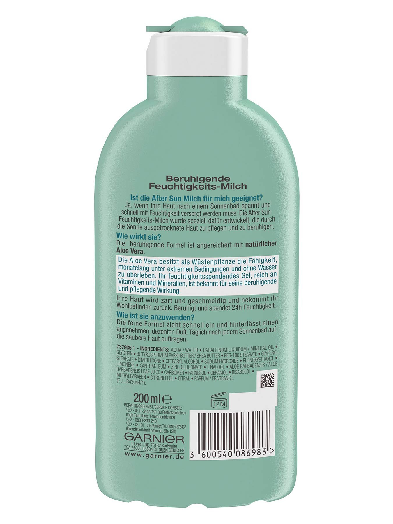 Beruhigende-Feuchtigkeits-Milch-Ambre-Solaire-After-Sun-200ml-Rueckseite-Garnier-Deutschland-gr