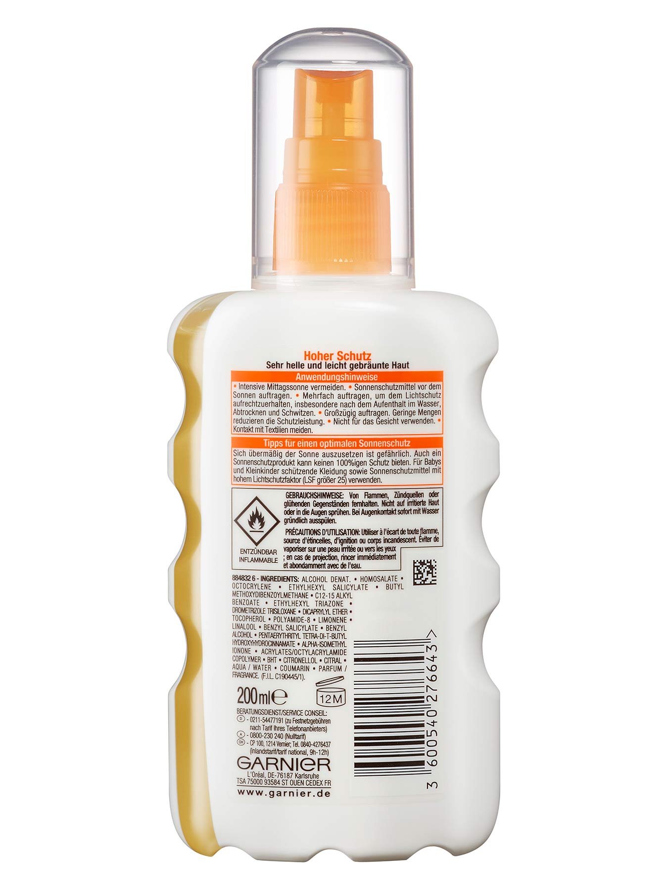 Sonnenschutz-Spray-LSF-30-Ambre-Solaire-Clear-Protect-Plus-200ml-Rueckseite-Garnier-Deutschland-gr