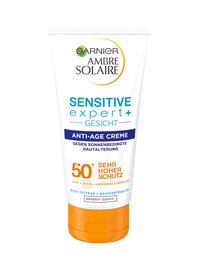 Anti-Age-Creme-LSF-50-Ambre-Solaire-Sensitiv-Expert-Plus-100ml-Vorderseite-Garnier-Deutschland-gr