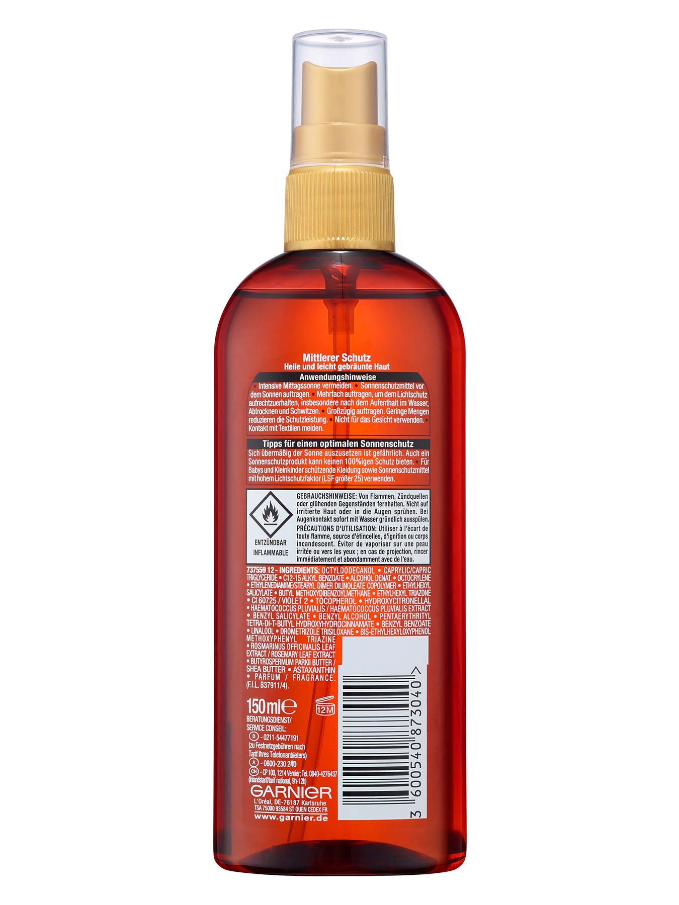 Schuetzendes-Sonnen-Oel-LSF-20-Ambre-Solaire-Sonnenoel-150ml-Rueckseite-Garnier-Deutschland-gr