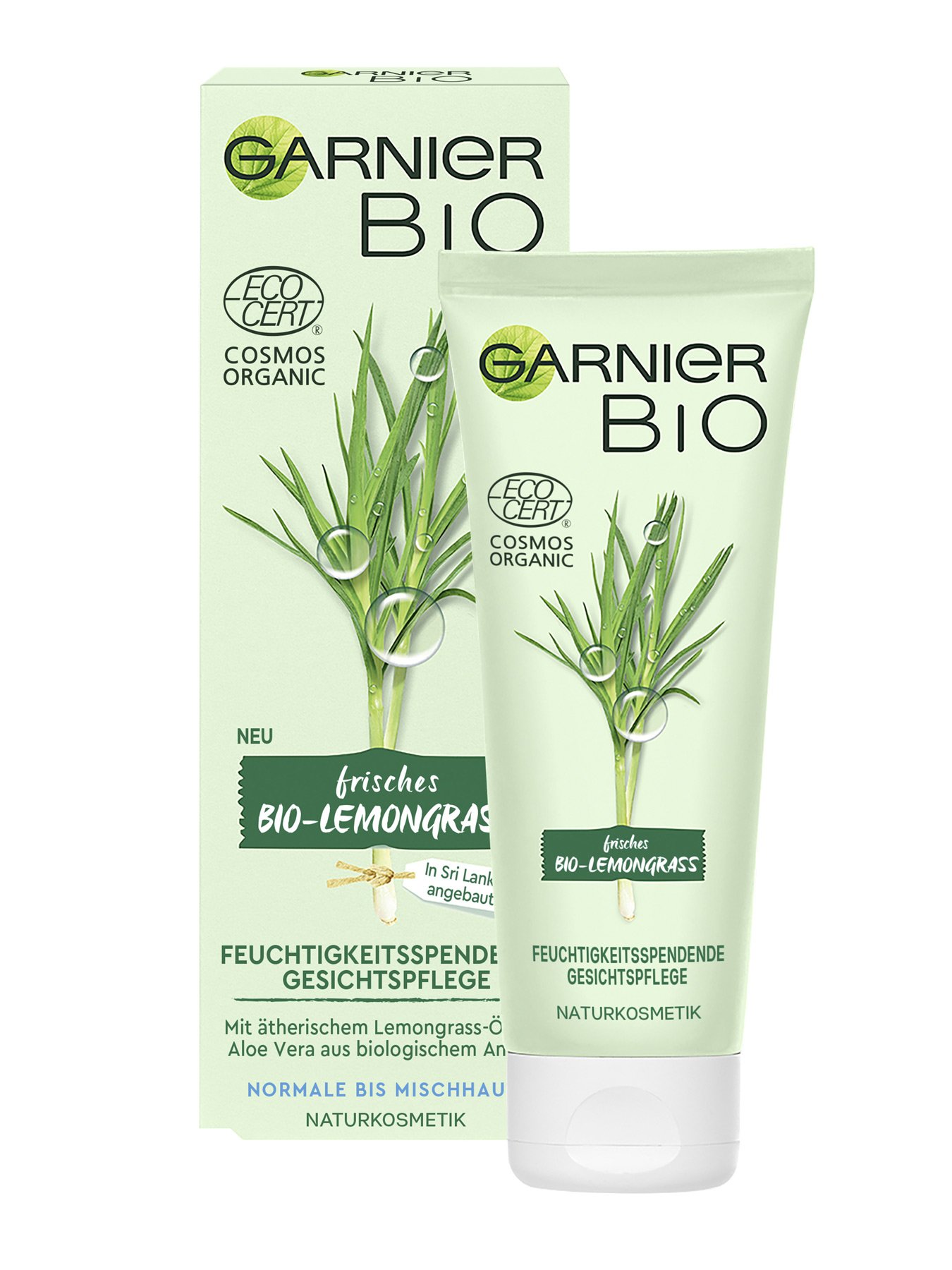 Bio-Lemongrass-Feuchtigkeitsspendende-Gesichtspflege-Bio-50ml-Verpackung-Vorderseite-Garnier-DE-gr