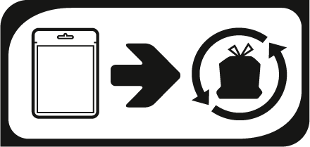 RECYCLING ICONS TISSUE MASKS BIODEGRADABLE