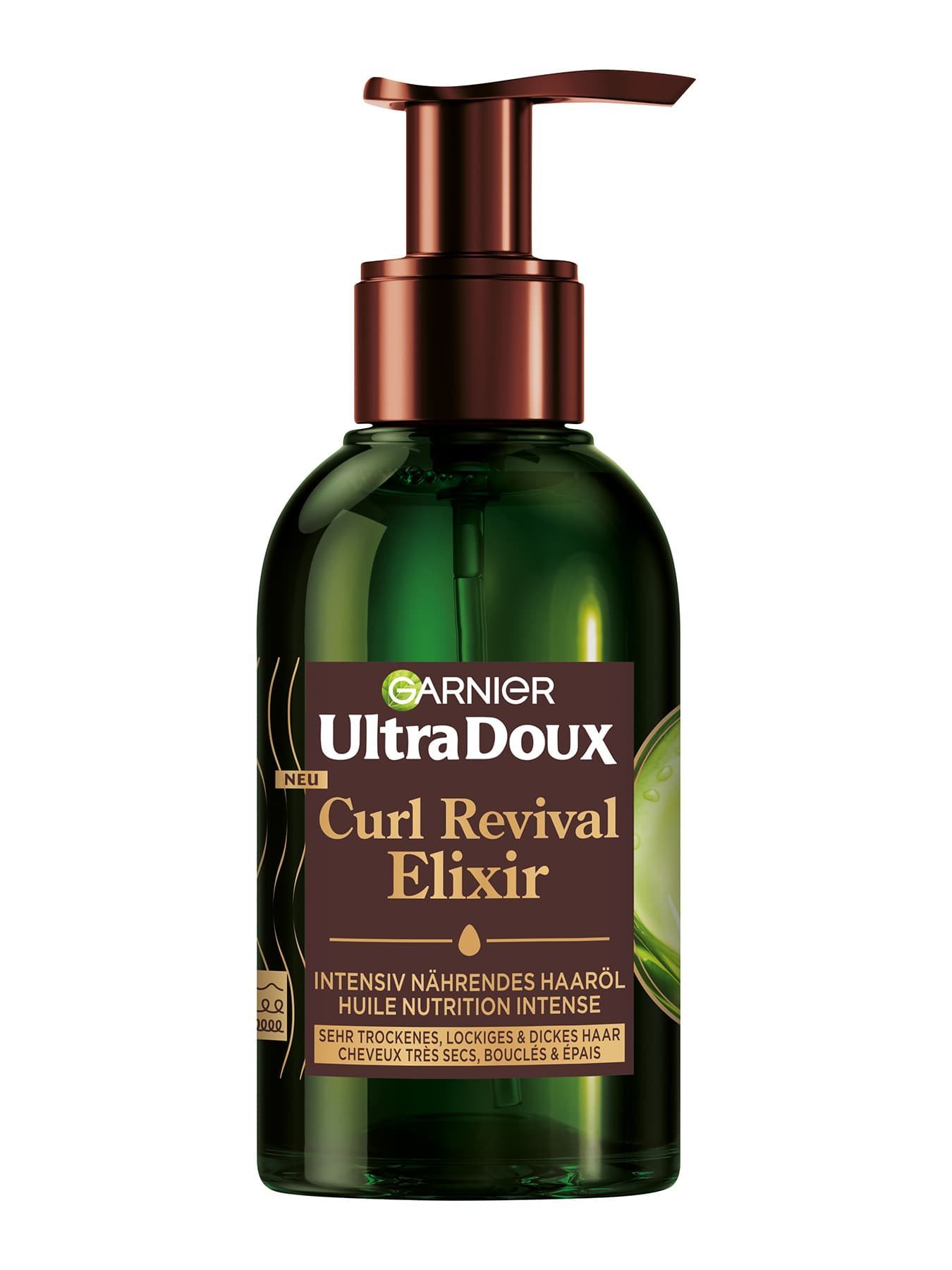 Garnier Ultra Doux Curl Revival Elixir Intensiv Nährendes Haaröl - Produktabbildung