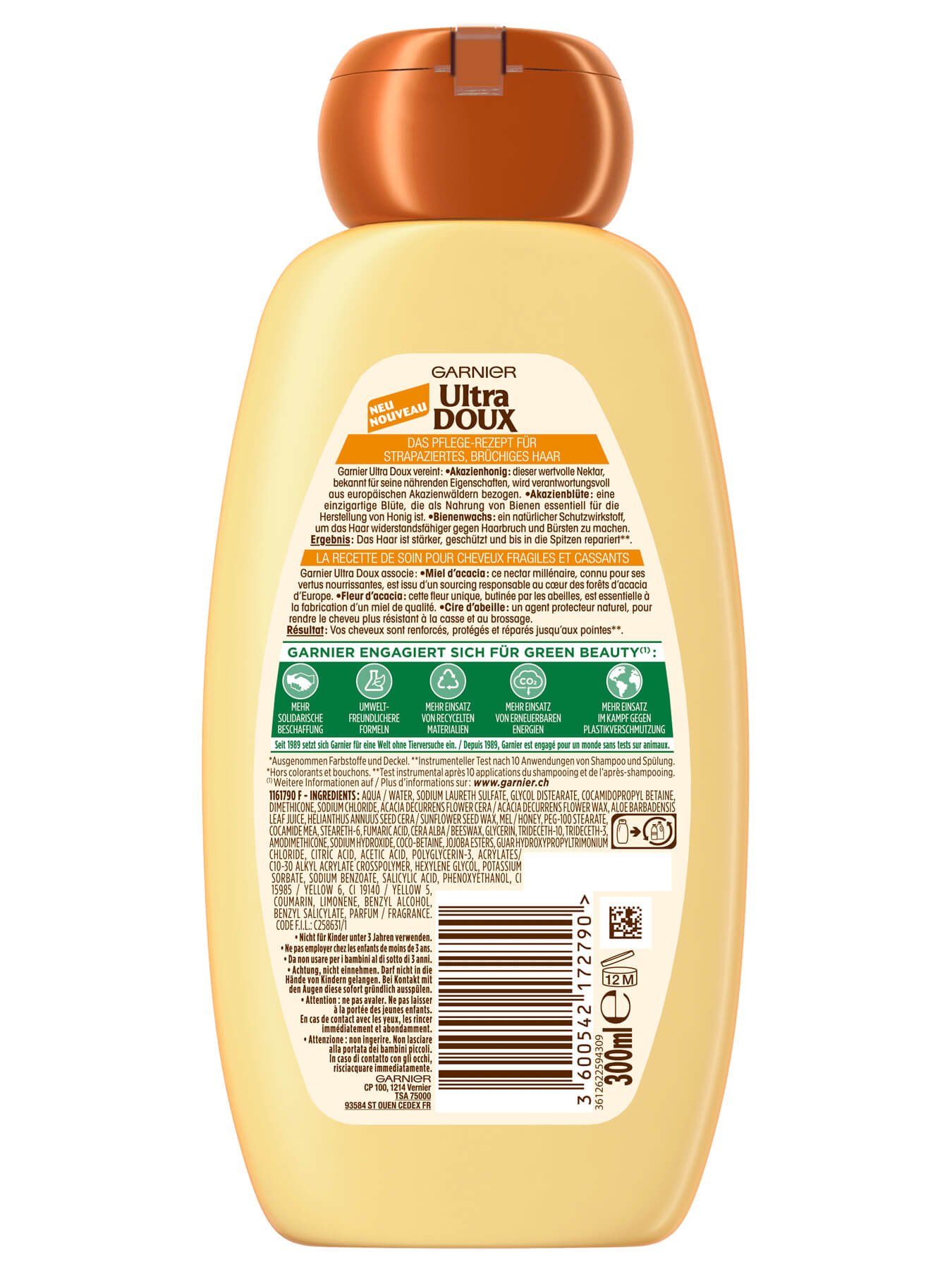 Honey Shampoo Back