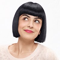 Glatte Haare