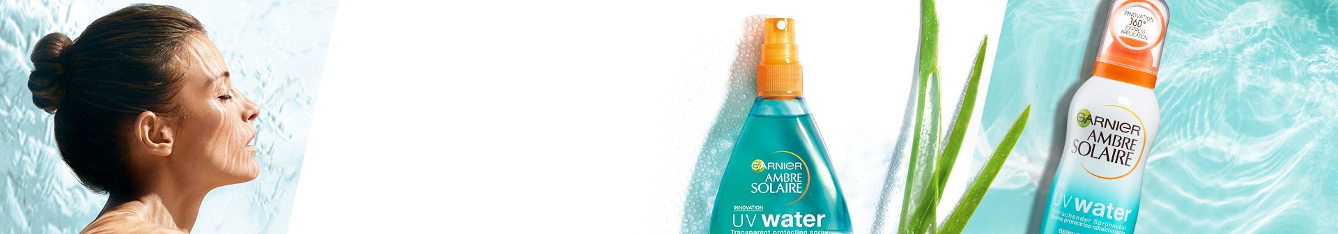 Frau umgeben von Wasser