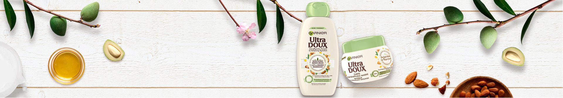Header Banner Ultra Doux Mandel